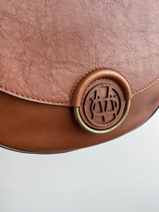 Шкіряна сумка в стилі бохо «Massimo Dutti»