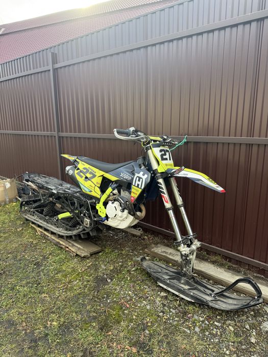 Сновбайк. Husqvarna 350 на гусениці.  30мг.
