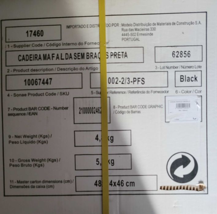 Cadeira de escritorio