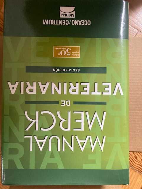 2 volumes Manual Merck de veterinária