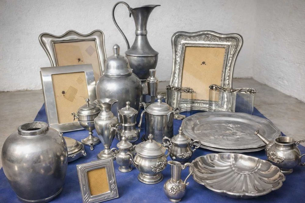 Conjunto Peças em Estanho