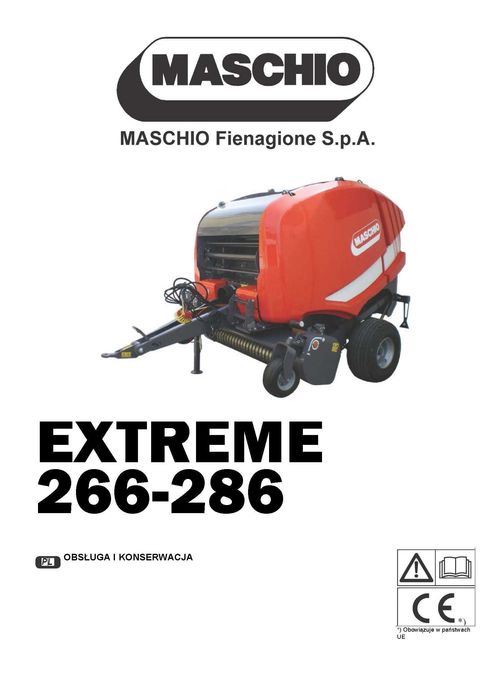 Instrukcja obsługi MASCHIO FERABOLI EXTREME 266 286