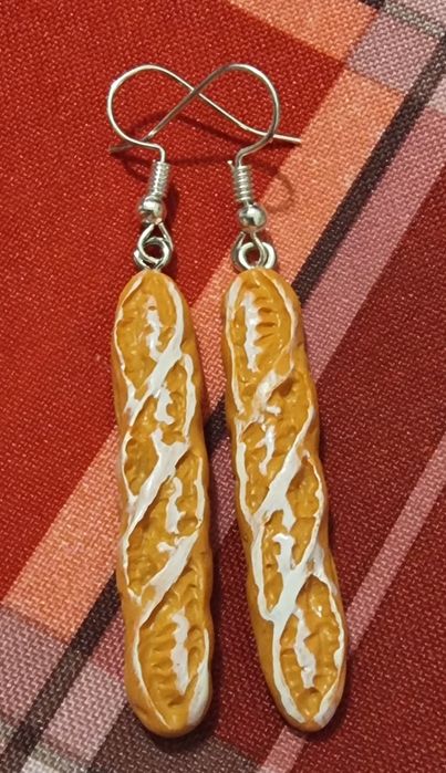 Kolczyki "Bagietki"