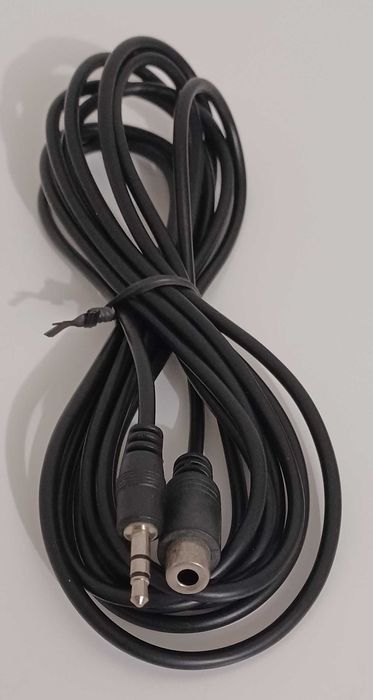 Cabo Jack 3.5mm stereo macho-fêmea