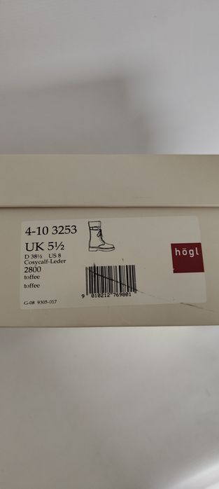 NOWE botki kozaki damskie skórzane ocieplane Högl Debbie rozmiar 40