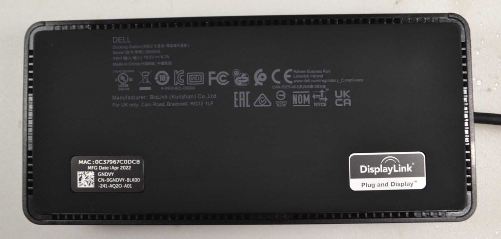 Універсальна стикувальна станція Dell D6000S