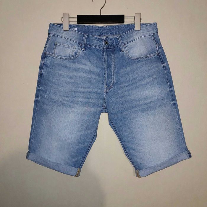 с QR-кодом W31 G-STAR RAW джинсовые шорты из 100% хлопка КУПИТЬ