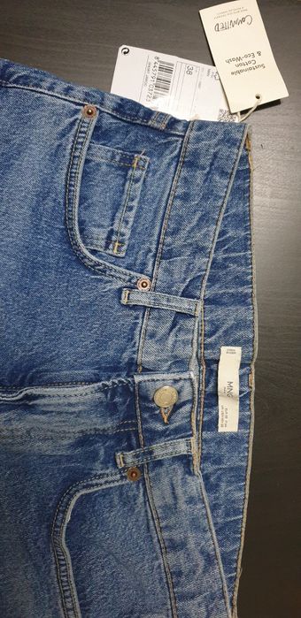 Calções de ganga regular fit Mango