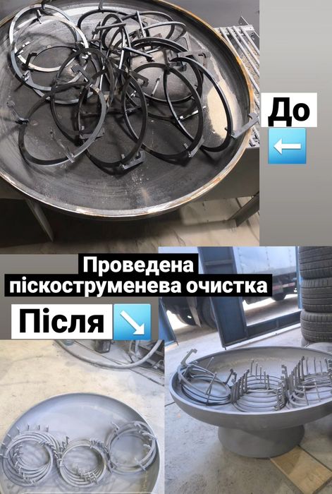 Піскоструменева очистка дисків. Пескоструй Харьков