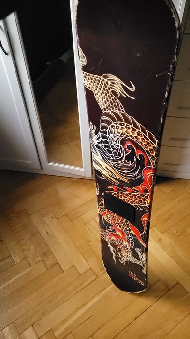 Deska snowboard fire dragon 135cm anti slip