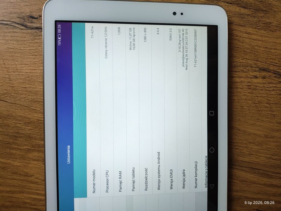 Sprzedam tablet huawei tablet t1 a21w
