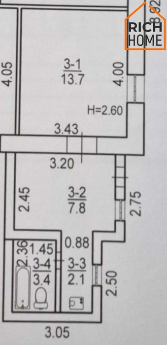 Продаж частини будинку • 27 м² • двір 2 господаря • #147076