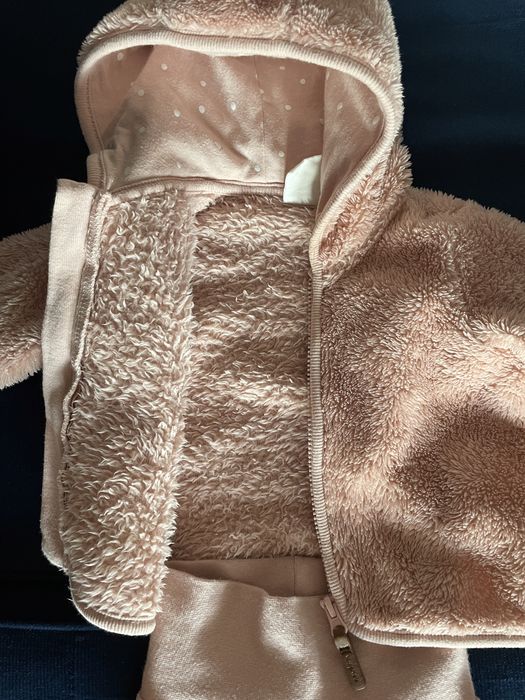 Komplet polarowy H&M dla dziewczynki rozmiar 56, stan bdb