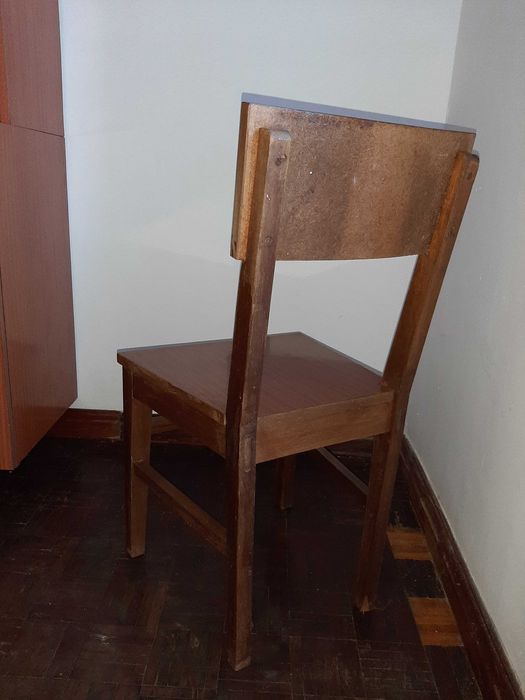 Mesa jantar vintage 6 cadeiras