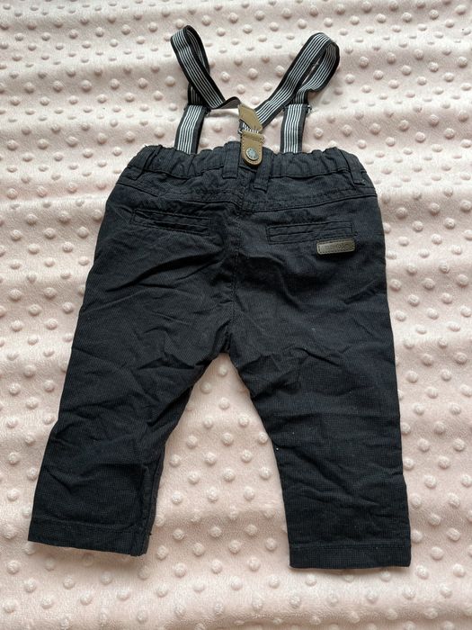 Komplet chłopięcy spodnie i body rozmiar 62
