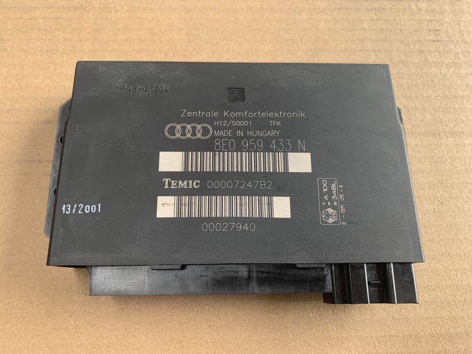 Moduł komfortu Audi A4 B6 B7 8E0959433N