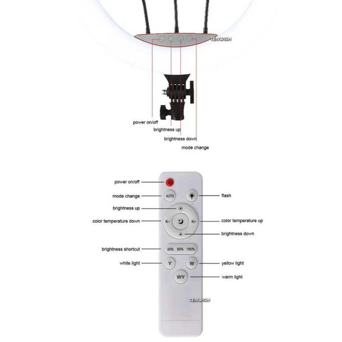 Anel de Luz Ring Light Profissional com 56 CM