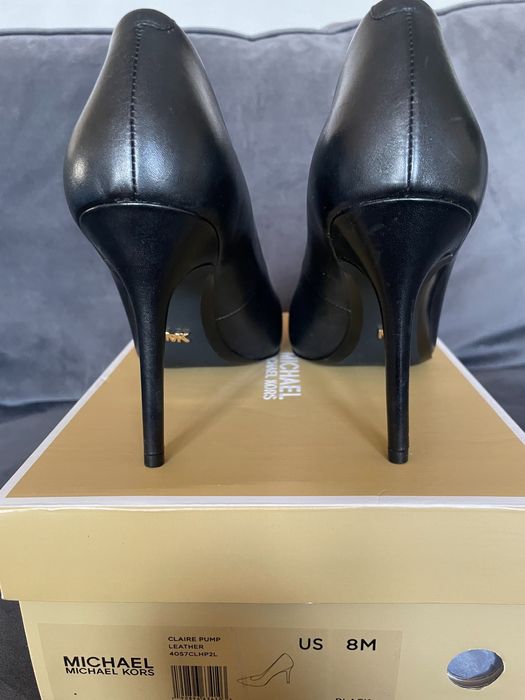 OKAZJA NOWE!!! Michael Kors szpilki czarne 38,5 Claire pump Keke