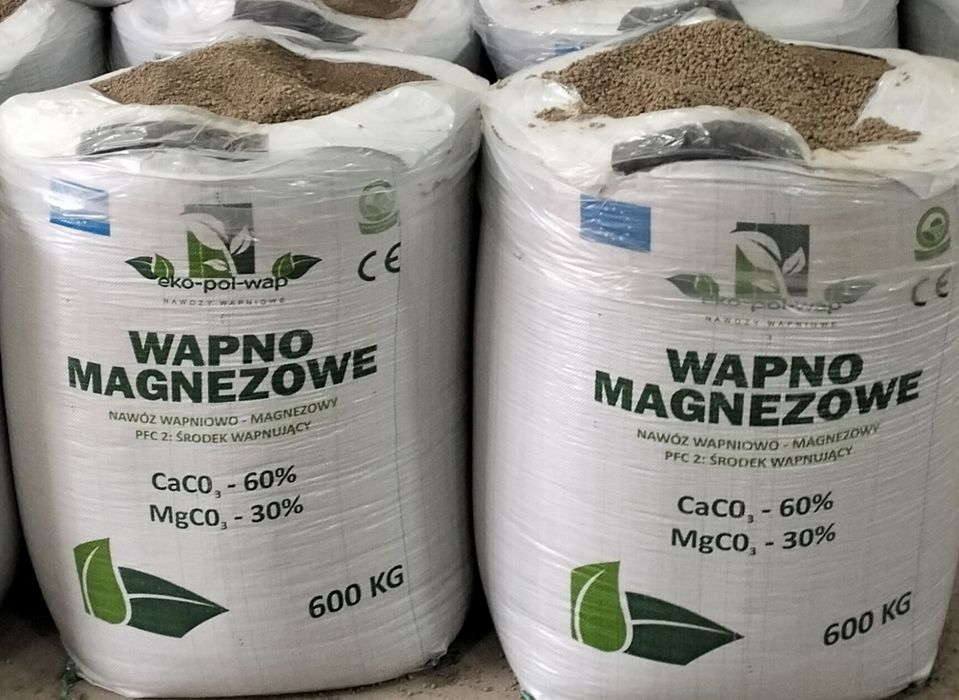 Wapno granulowane magnezowe węglanowe Kreda Czarna hummus PRODUCENT