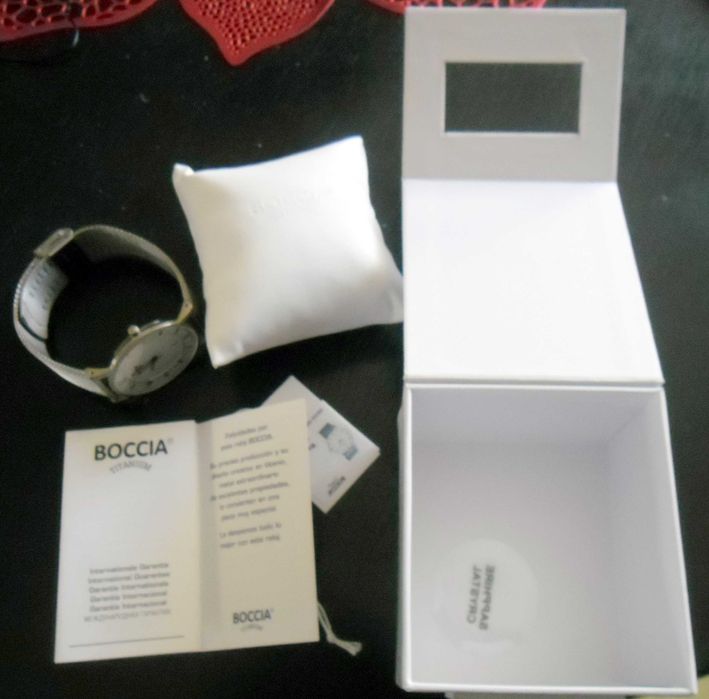 Boccia zegarek kwarcowy wykonany z tytanu