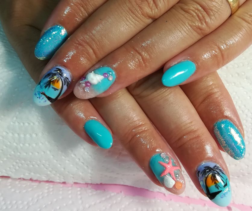 Unhas de gel ,verniz de gel