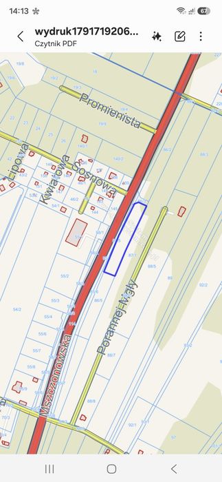 Działka usługowo-budowlana 4000 m² – Lasek, gm. Żabia Wola - Widok 2