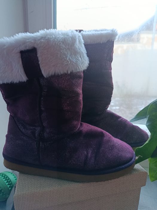 Уги женские текстиль р.38бордовый цвет