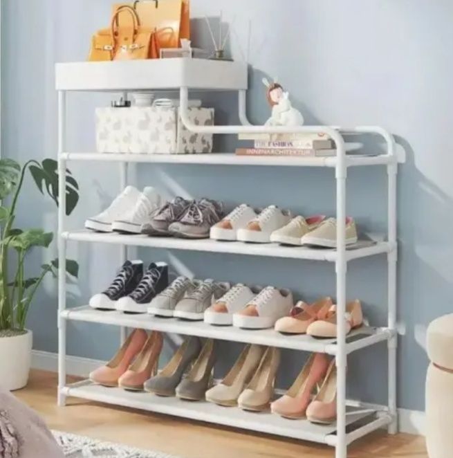 Металлическая полка для обуви, этажерка для обуви, полка для прихожей