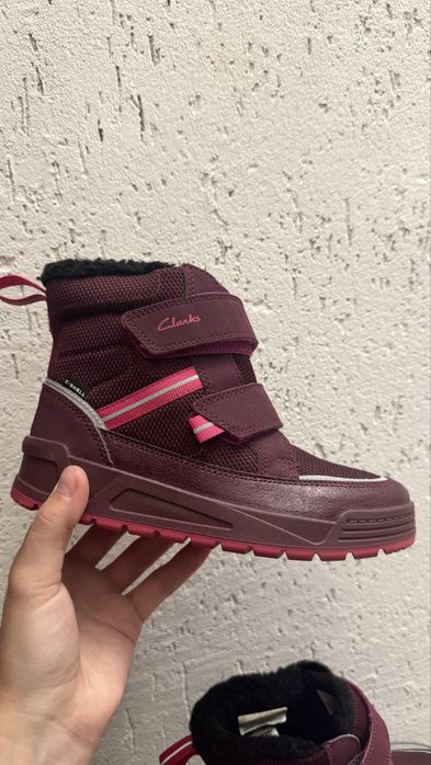 Дитячі зимові черевики Clarks