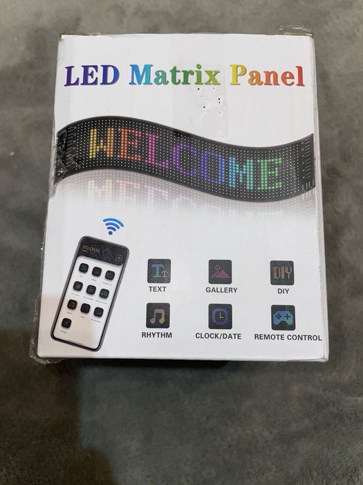 Cyfrowy Elastyczny PANEL LEDOWY 9x37cm