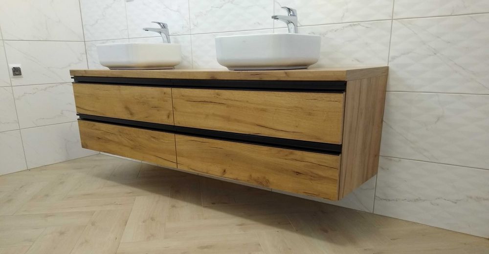 Szafka pod umywalkę 180 cm - meble łazienkowe