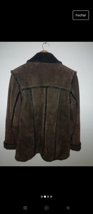 Casaco Pêlo Castanho-25€