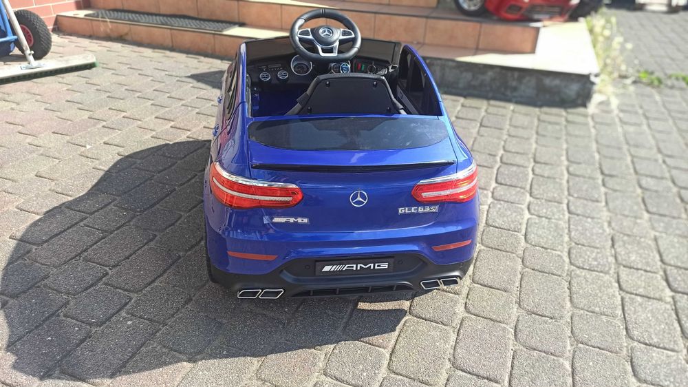 Autko Mercedes GLC 63S Niebieski na akumulator 4×4 HIT!