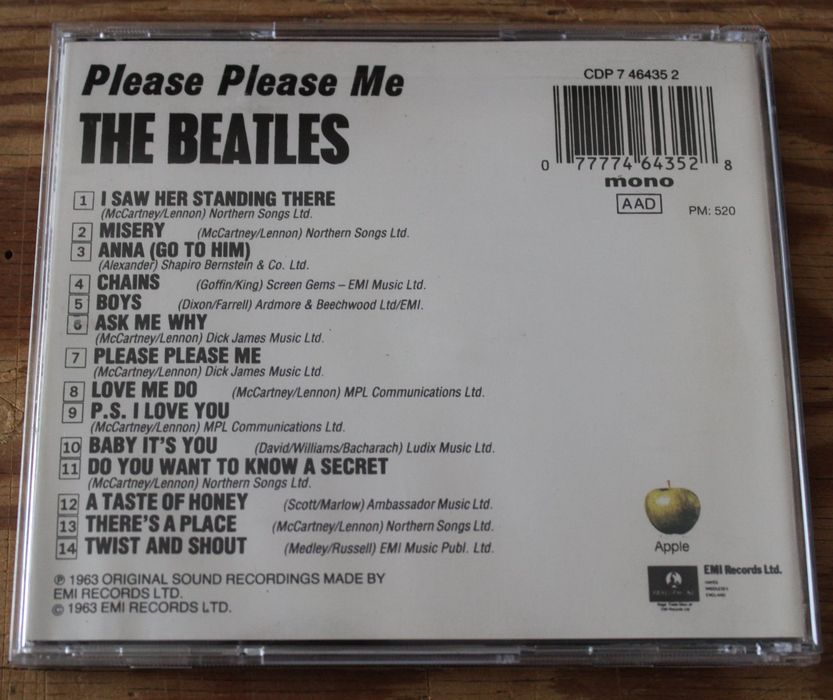 CD The Beatles - Please Please Me (mono)