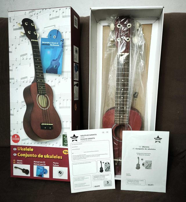 Conjunto Ukulele novo