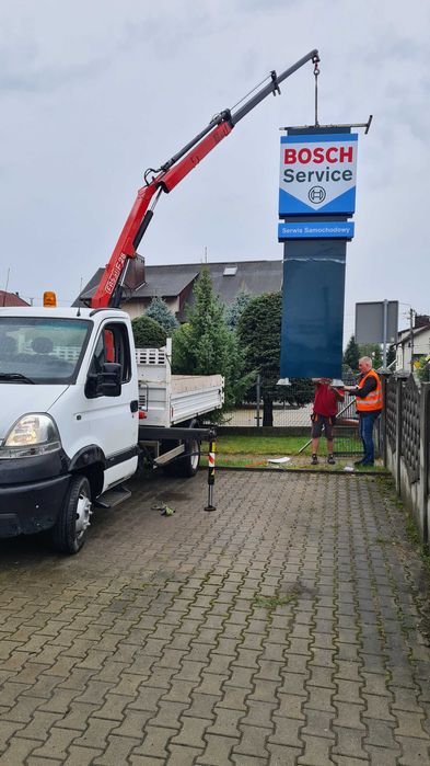 Usługi transportowe Wywóz gruzu ziemi śmieci worek big bag dźwig hds