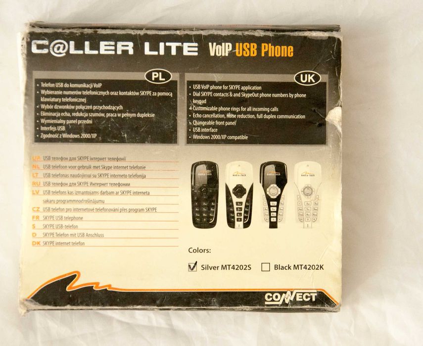 Media-Tech CALLER LITE MT4202S VoIP Phone SKYPE Telefon Retro Windows