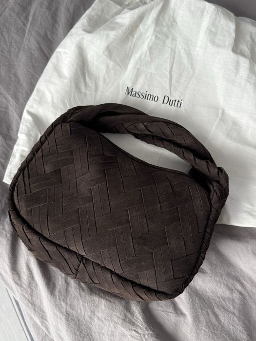Замшева сумка Massimo Dutti на осінь