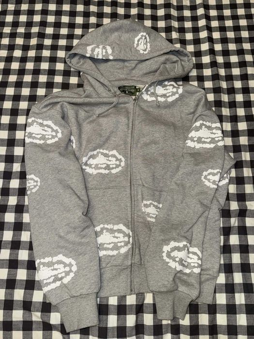 Corteiz X Denim Tears Wreath Zip Hoodie