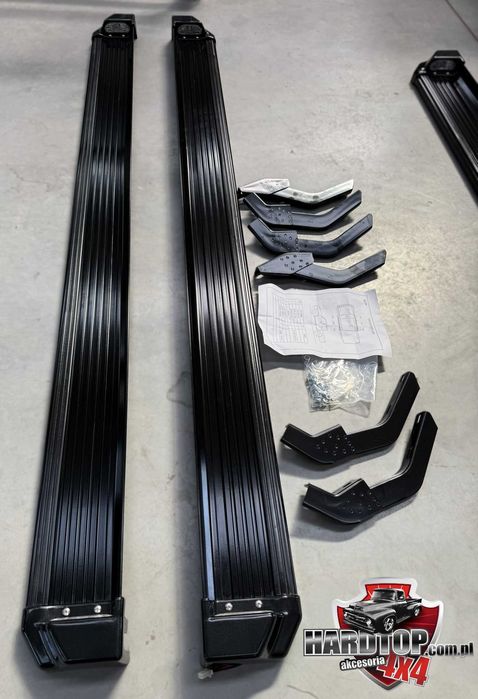 Progi Boczne Stopnie Aluminiowe z LED Ford Ranger 2011+