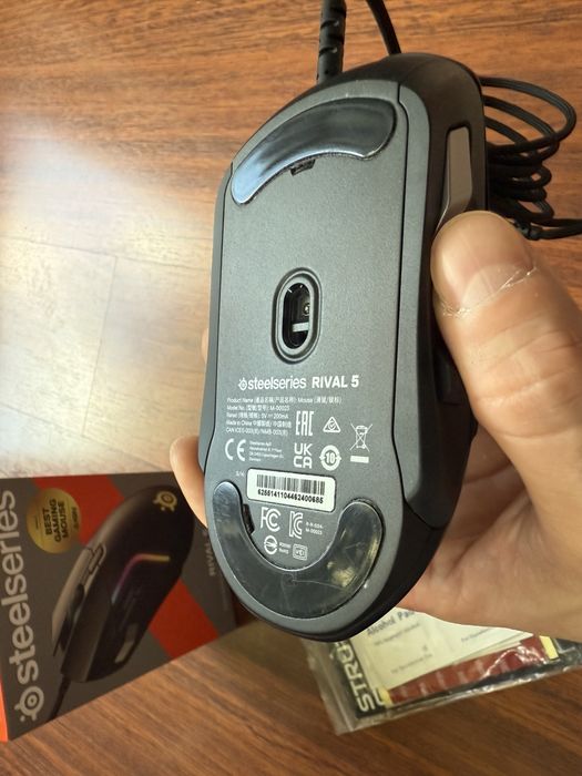 Mysz SteelSeries Rival 5 + dodatki