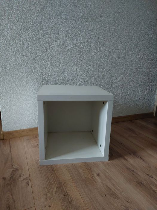 Regał kostka BIAŁY Półka ścienna