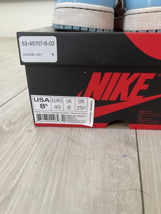 buty nike jordan 1 high blue chill