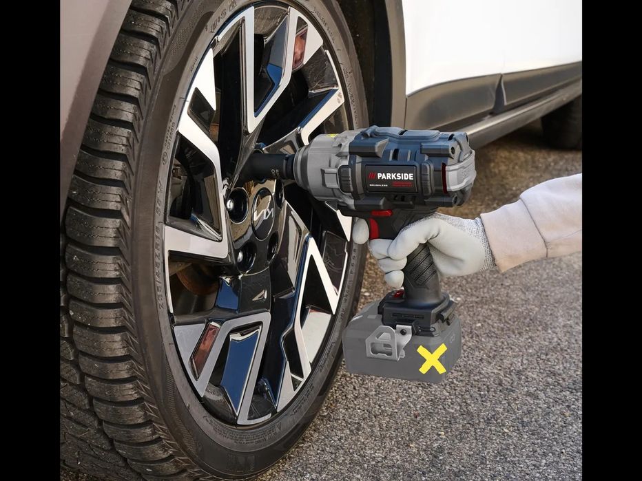 Мошний Акумуляторний ударний гайковерт Парксайд PASSP 20-Li C4