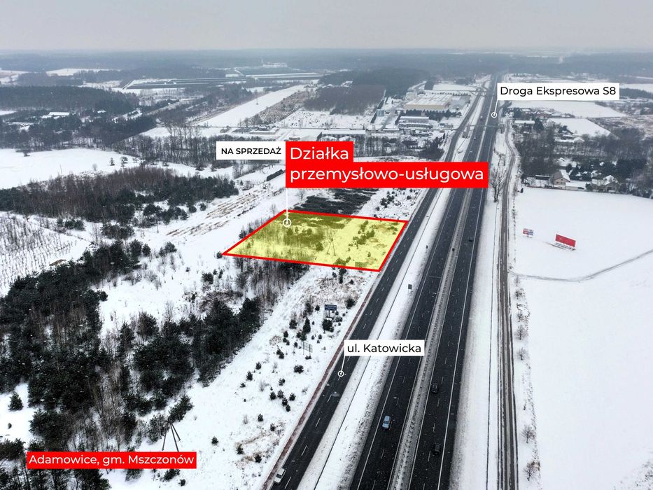 Działka inwestycyjna Adamowice gm. Mszczonow