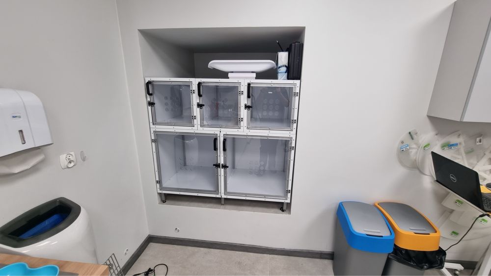 Klatki weterynaryjne – realizacje w klinikach | producent