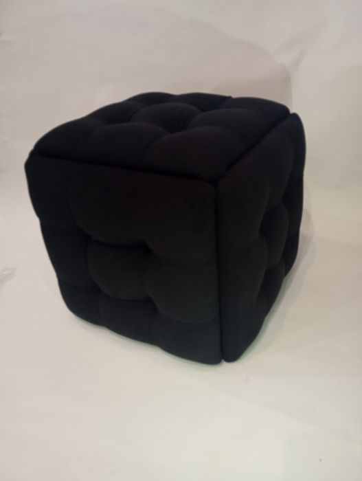 Пуф 5в1 трансформер велюр чорний