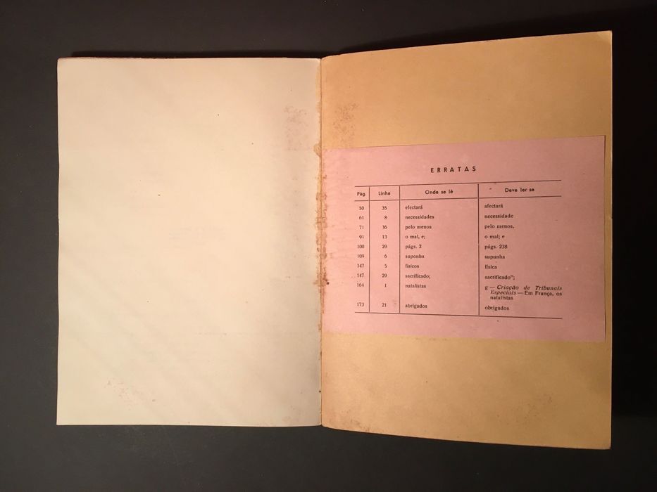 O ABORTO CONSENSUAL - 1a edição 1964