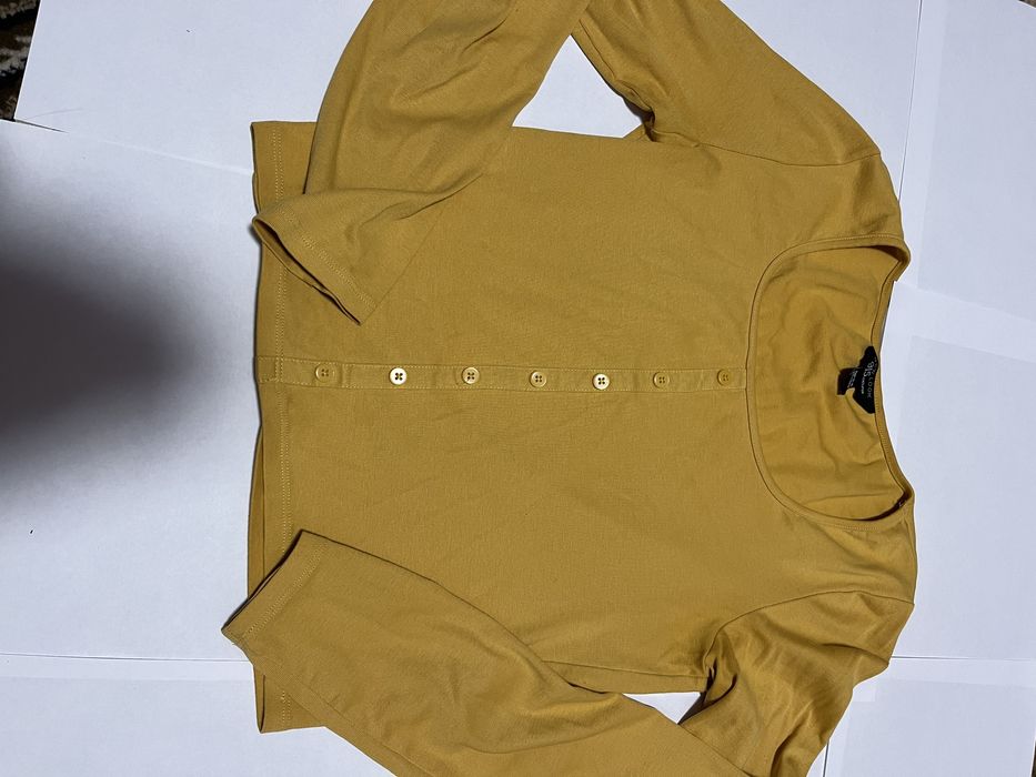 Жофто-гірчична кофта 95% бавовна