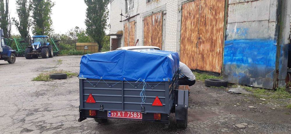 Причіп прицеп для авто 2300*1300*500 з виробництва Документи Доставка